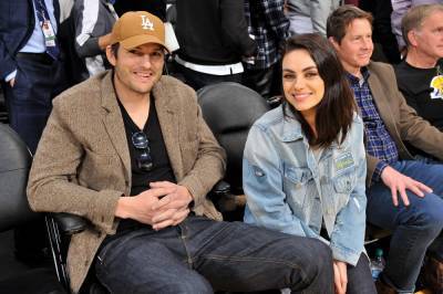 Mila Kunis Can’t Stop Laughing As She Makes Cute Cameo In Ashton Kutcher’s Instagram Video - etcanada.com