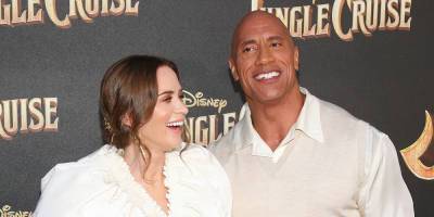 Emily Blunt Reveals If 'Jungle Cruise' Co-Star Dwayne Johnson Is A Good Kisser Or Not - www.justjared.com - county Johnson