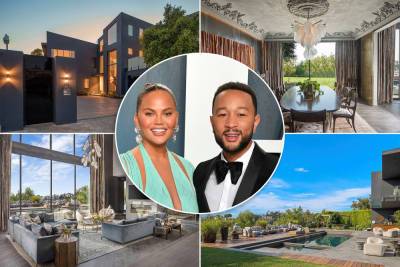 Chrissy Teigen and John Legend unload $17M Beverly Hills mansion - nypost.com