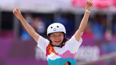 13-Year-Old Momiji Nishiya Is the First Olympic Champion in Women's Skateboarding - www.glamour.com