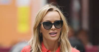 Amanda Holden shows off gorgeous natural curly hair in stunning date night snap - www.ok.co.uk
