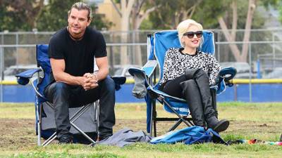 Gwen Stefani Gavin Rossdale Seem To Avoid Each Other At Son’s Football Game — Photos - hollywoodlife.com - Los Angeles