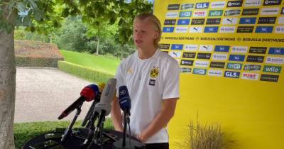 Manchester United and Man City target Erling Haaland responds to reports of £150m bid - www.manchestereveningnews.co.uk - Manchester - Chelsea