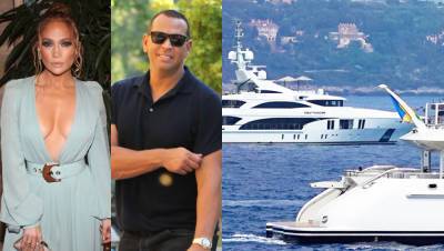 J.Lo’s 85-Meter Yacht Sails By A-Rod’s 55-Meter Boat – Surprise Photos Of The Close Encounter - hollywoodlife.com - Monaco