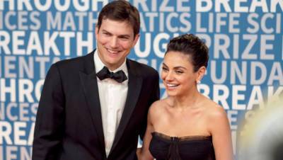 Mila Kunis Ashton Kutcher Shock Fans With Confession About How Often They Bathe Their Kids - hollywoodlife.com