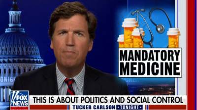 Tucker Compares COVID Vaccines to 'Sterilization or Frontal Lobotomies' (Video) - thewrap.com