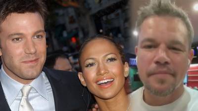 Matt Damon Reacts to Ben Affleck and Jennifer Lopez's Romance, Says He Won't Hate on 'True Love' - www.etonline.com