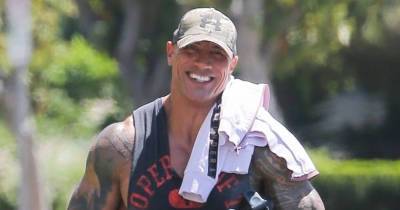Dwayne Johnson is All Smiles While Hitting the Gym in L.A. - www.justjared.com - Los Angeles