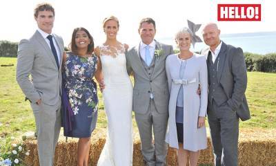 Helen Glover and Steve Backshall's breathtaking clifftop wedding – exclusive details and photos - hellomagazine.com