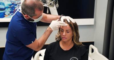 Katie Price’s swollen face is wrapped in bandages in new surgery pictures - www.ok.co.uk - Turkey