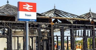 Fire ravaged Troon railway station set to fully reopen after devastating blaze - www.dailyrecord.co.uk