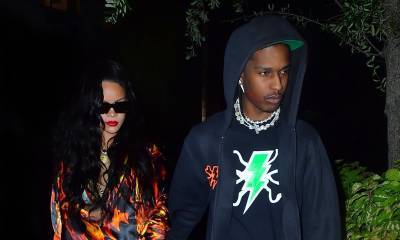 Rihanna and A$AP Rocky wore coordinating flaming hot outfits for a Miami date night - us.hola.com - New York