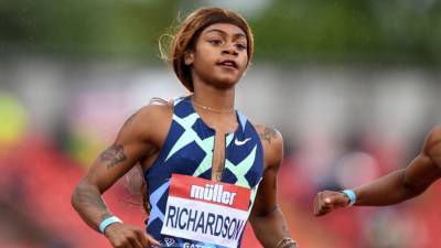 Sha'Carri Richardson Banned From 100m at Tokyo Olympics: Seth Rogen, Jake Paul and More Celebs Speak Out - www.etonline.com - Tokyo
