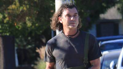 Gavin Rossdale Is Seen Walking Dog Alone On Day Ex-Wife Gwen Stefani Could Marry Blake Shelton — See Pics - hollywoodlife.com