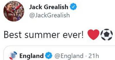 Man City fans hijack Jack Grealish's first tweet since Euro 2020 amid transfer reports - www.manchestereveningnews.co.uk - Manchester