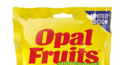 Where to buy old school Opal Fruits - the nostalgic comeback sweet back in shops now - www.ok.co.uk - Iceland