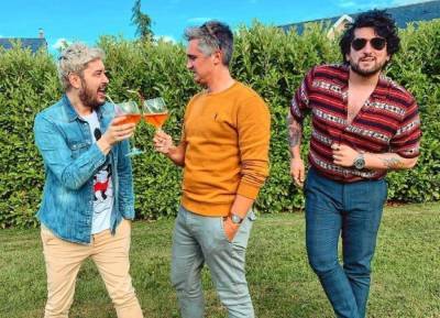 Three men and a little bubbly! Brian Dowling and Donal Skehan enjoy a boys day out - evoke.ie - California - Ireland