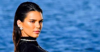 Kendall Jenner Hits the Beach for Photo Shoot in St. Tropez - www.justjared.com - France