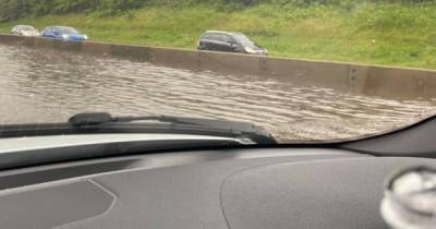 Flash floods wreak travel chaos across Scotland after thunderstorm turns roads into 'rivers' - www.dailyrecord.co.uk - Scotland