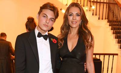 Elizabeth Hurley's son Damian speaks out after being cut out of £180m will - hellomagazine.com