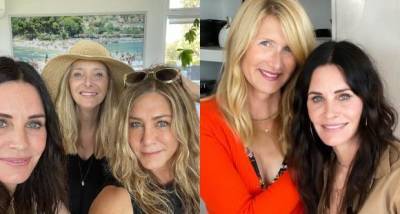 SELFIE: Courteney Cox REUNITES with Friends co stars Jennifer Aniston & Lisa Kudrow for a Fourth of July party - www.pinkvilla.com - USA - Hollywood