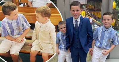 Coleen Rooney's sons make their first Holy Communion and christening - www.msn.com