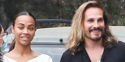 Zoe Saldana & Marco Perego Spend the Day Together in Italy - www.justjared.com - Italy