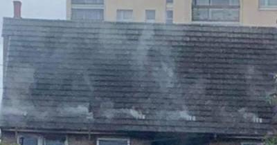 Fire crews race to house blaze in Fife as smoke billows from roof - www.dailyrecord.co.uk - Scotland