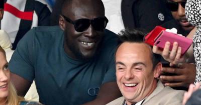 Ant McPartlin shares a laugh with grime superstar Stormzy at Wimbledon - www.msn.com