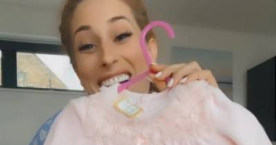Stacey Solomon shares delight after bagging £2 pink baby clothes in charity shop - www.dailyrecord.co.uk