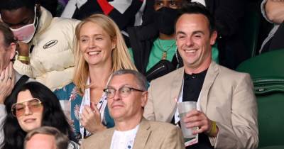 Ant McPartlin shares a joke with fiancée Anne-Marie on loved up Wimbledon date - www.ok.co.uk