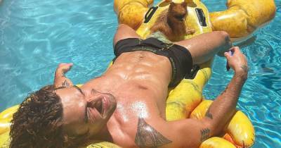 Hollywood Hunks’ Hottest Swim Trunks Moments in 2021: From KJ Apa to Channing Tatum - www.usmagazine.com