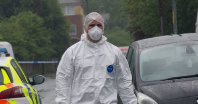 Forensics examine knife at scene of fatal stabbing after woman is found dead in the early hours - www.manchestereveningnews.co.uk