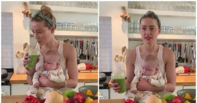 Amber Heard dotes on her daughter Oonagh Paige after becoming a mum - www.msn.com