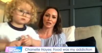 Chanelle Hayes' Loose Women interview interrupted by adorable son Frankie - www.ok.co.uk