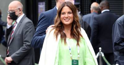 Binky Felstead stuns in green dress at Wimbledon weeks after welcoming baby Wolfie - www.ok.co.uk - Chelsea