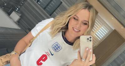 Euros: Wags show support at Wembley as the England team battle it out in semi-final against Denmark - www.ok.co.uk - Italy - Jordan - Denmark