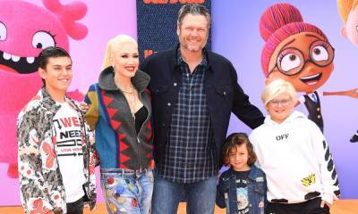 Gwen Stefani shares rare picture with all three of her sons after marriage to Blake Shelton - hellomagazine.com