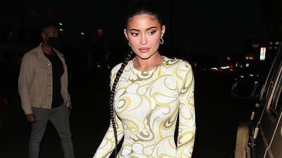Kylie Jenner Gets Cheeky In See-Through Dress As She Wishes Her Followers A ‘Bonne Soiree’ - hollywoodlife.com