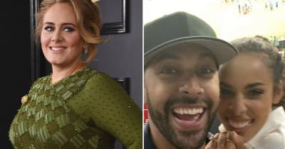 Adele and Rochelle Humes lead celebrations as England win a place in Euros final - www.ok.co.uk - Denmark - county Williams - county Kane