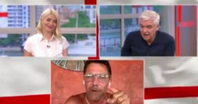 Gino D'Acampo makes naked bet with This Morning's Holly and Phil over Euros final - www.ok.co.uk - Italy