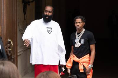 James Harden And Lil Baby React With Stone Faces To Paparazzi At Paris Fashion Week - etcanada.com