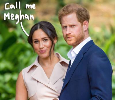 Did Meghan Markle Officially Ditch Her 'Duchess' Title?! See The Evidence! - perezhilton.com