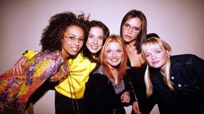 Emma Bunton - Victoria Beckham - Geri Halliwell - Mel B - Spice Girls Celebrate 'Wannabe's 25th Anniversary With Legendary Throwback Pics - etonline.com