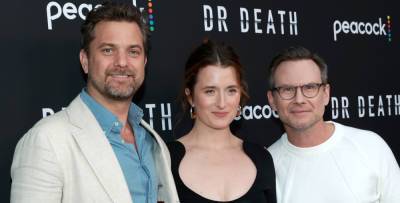 Joshua Jackson, Grace Gummer, & Christian Slater Buddy Up at 'Dr. Death' Premiere - www.justjared.com - Los Angeles