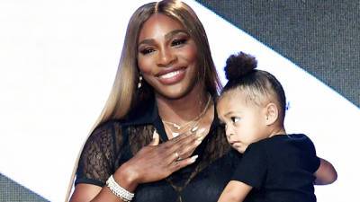 Serena Williams’ Daughter Olympia, 3, Copies Her Mom In Sweet Photos While Rocking Matching Sweatshirts - hollywoodlife.com
