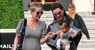 Helen Flanagan and pal dote over her baby son Charlie in sweet moment on walk - www.ok.co.uk