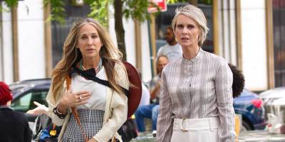 Sarah Jessica Parker & Cynthia Nixon Film First Scenes for 'Sex & The City' Reboot 'And Just Like That': See All the Set Pics! - www.justjared.com - New York - Manhattan