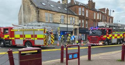 Chip shop blaze drama as emergency crews race to Ayrshire town - www.dailyrecord.co.uk - Scotland - city Ayrshire