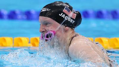 Watch Olympic Swimmer Lydia Jacoby Power Through After Losing Her Goggles (Video) - thewrap.com - county Lane